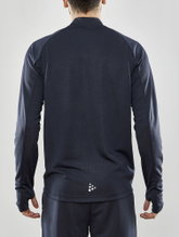 Craft Trainingsjacke Evolve Full Zip - strapazierfähige Mid-Layer-Jacke aus Stretchmaterial - dunkelgrau Herren